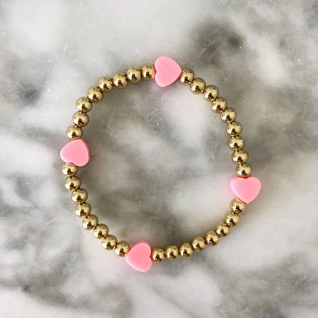 Be Mine Pink Heart Bracelet – Alexandra Gioia